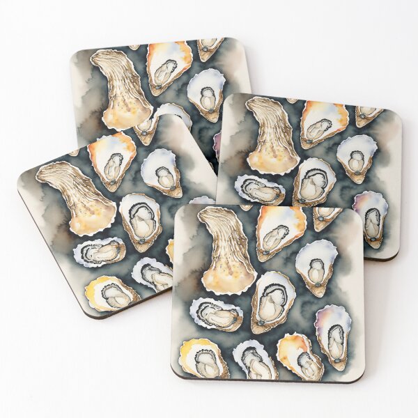 Item preview, Oysters in Watercolor designed and sold by LianaCreates.