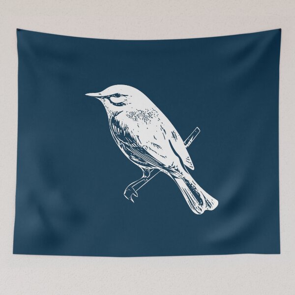 Item preview, Prairie Warbler White Design  designed and sold by designsasstultd.