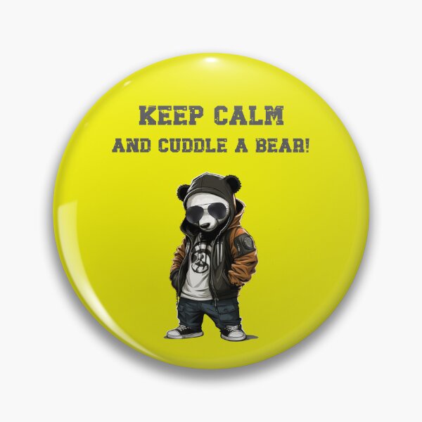 Item preview, ¡Mantén la calma y abraza a un oso! designed and sold by artimplementer.