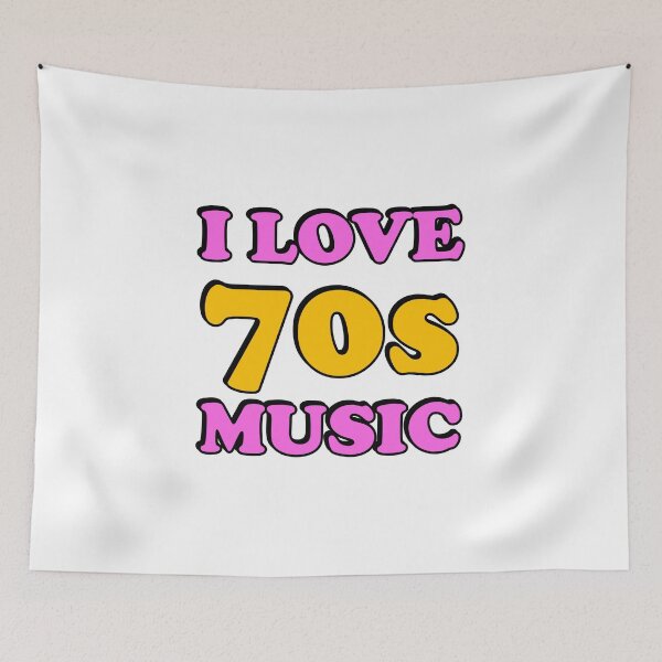 Item preview, I love 70s music 1970s seventies designed and sold by Inspirationmotivation.