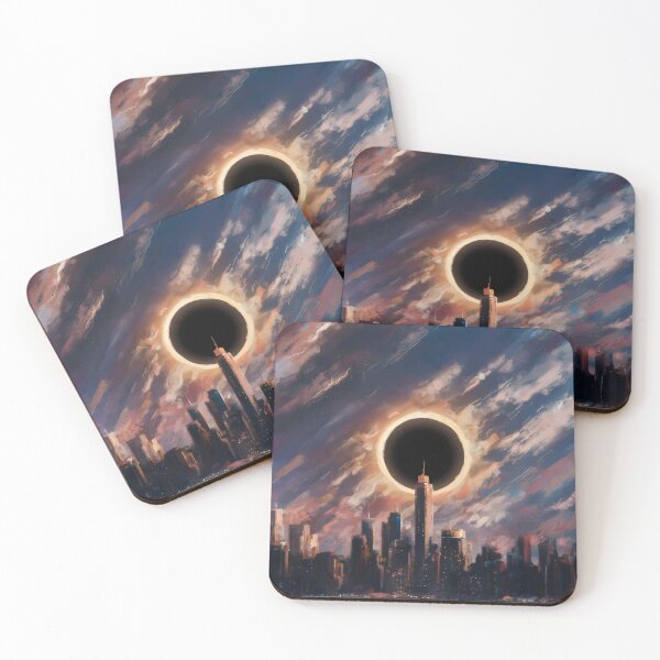 Item preview, Eclipse Over The City: Total Solar Eclipse in New York designed and sold by MadebyTommy.