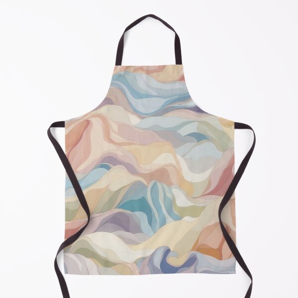 Item preview, Gentle Pastel Ripples in Soft Silk Quilt Aesthetics designed and sold by ArtComixHaven.