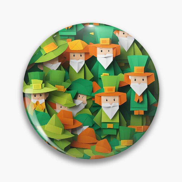 Item preview, Origami Art - Mischief Afoot: Gathering of Cheeky Leprechauns designed and sold by ArtfulFolds.