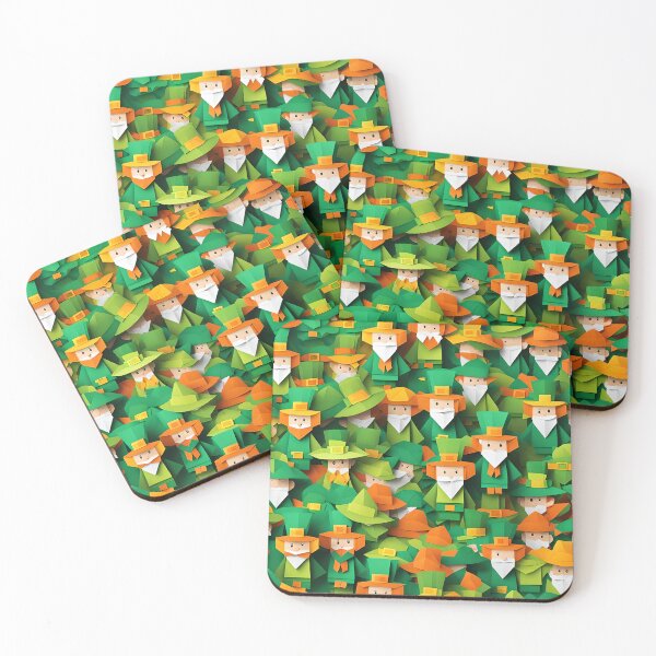 Item preview, Origami Art - Mischief Afoot: Gathering of Cheeky Leprechauns designed and sold by ArtfulFolds.
