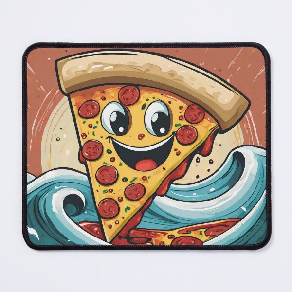 Item preview, Cheerful Piece of Cutie Pizza Slice designed and sold by omerfdln34.