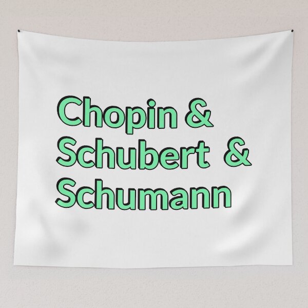 Item preview, Classical music composers - Schubert Schumann Chopin designed and sold by Inspirationmotivation.