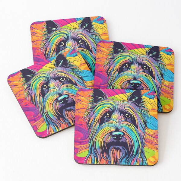 Item preview, Psychedelic Skye Terrier designed and sold by Fredster1966.