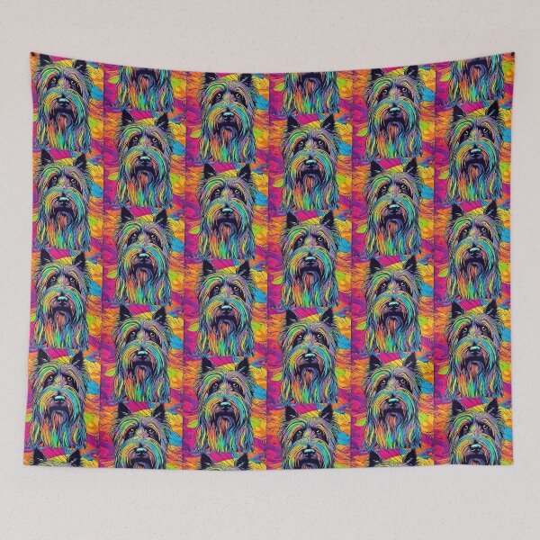 Item preview, Psychedelic Skye Terrier designed and sold by Fredster1966.