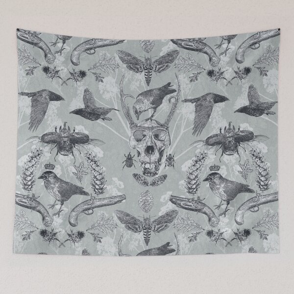 Item preview, Gothic Jackdaw on Skull  designed and sold by AardvarkAnarchy.
