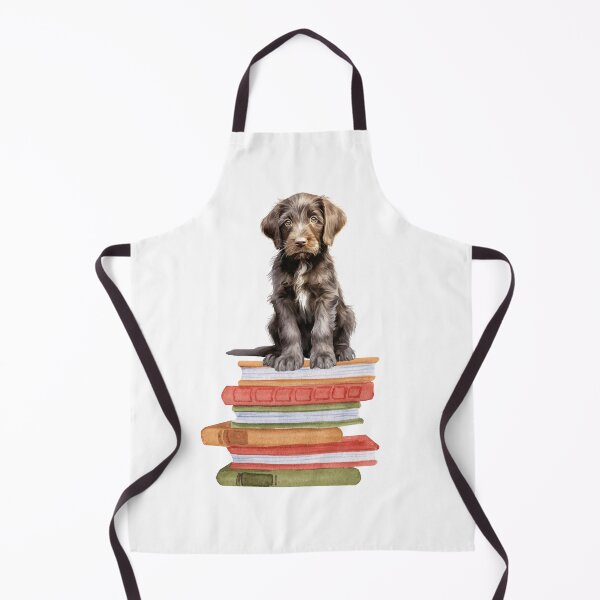 Item preview, German Wirehaired Pointer Puppy And Books designed and sold by TheAnimalZ00.