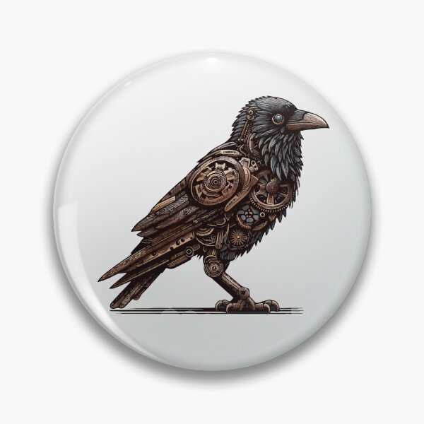 Item preview, Mechanical Crow designed and sold by DesignAFind.