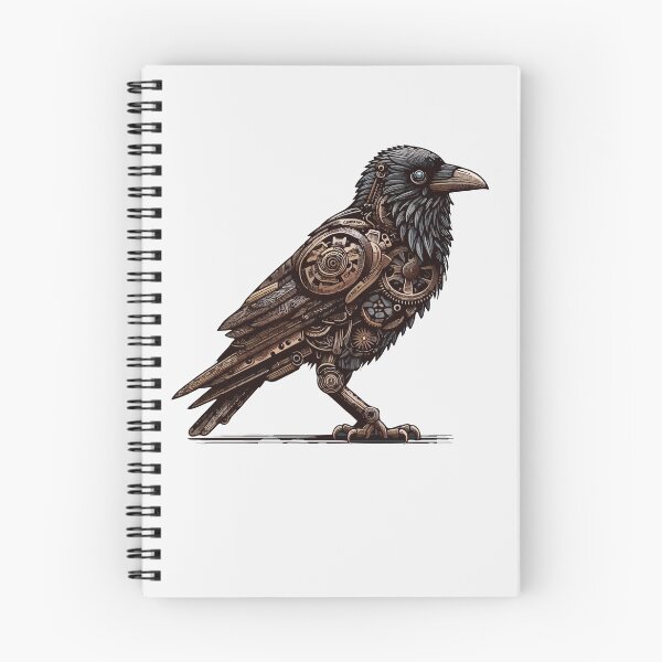 Item preview, Mechanical Crow designed and sold by DesignAFind.