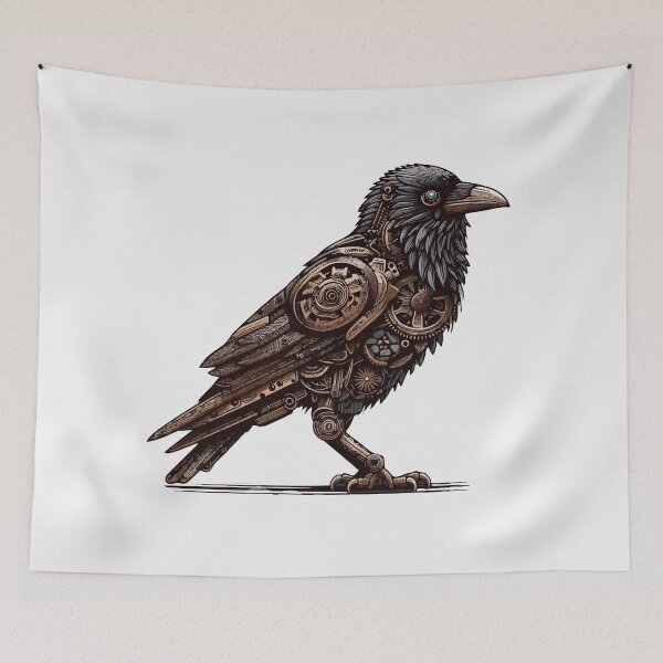 Item preview, Mechanical Crow designed and sold by DesignAFind.