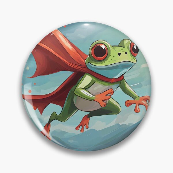 Item preview, Superhero Frog designed and sold by omerfdln34.