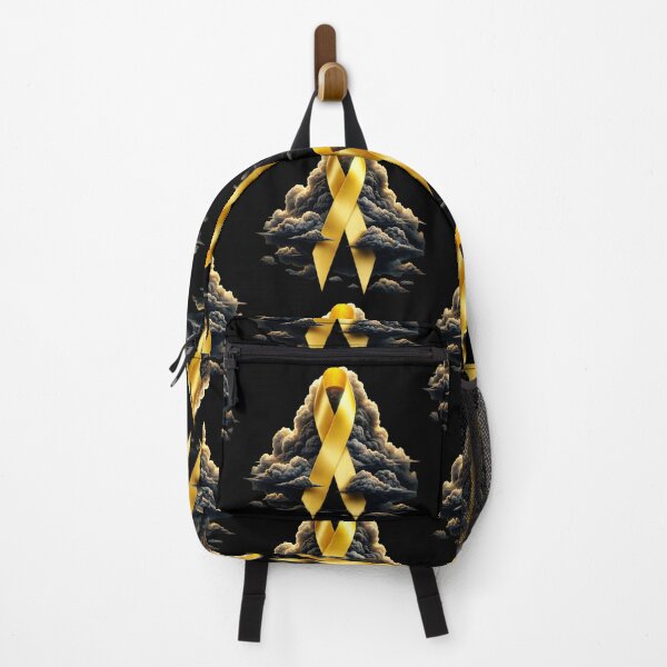 Item preview, Yellow Ribbon Support Awareness Cancer Endometriosis Suicide Prevention designed and sold by CheekyPuppy.