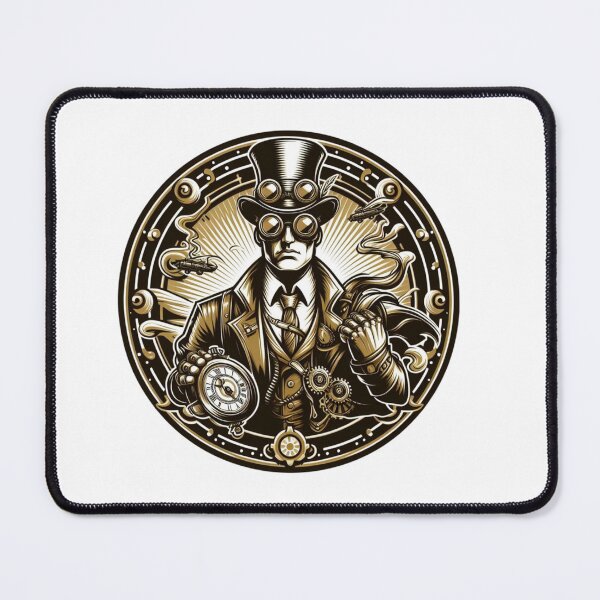 Item preview, Steampunk Victorian Man (White Background) designed and sold by MusesWhispers.