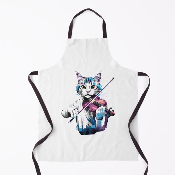Item preview, Cat playing the violin designed and sold by Tajdi.