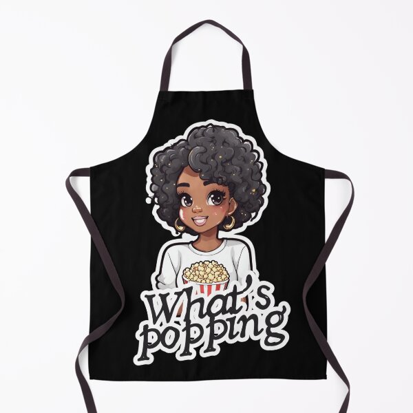 Item preview, What's popping, black girl with popcorn  designed and sold by Culmika.