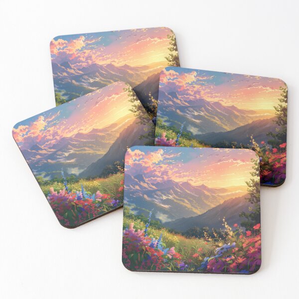 Item preview, Valley under sunrise designed and sold by sakurashorty.