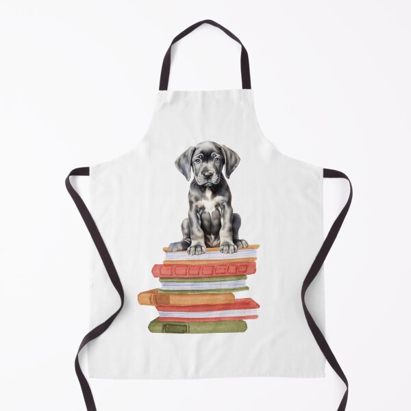 Item preview, Great Dane Puppy And Books designed and sold by TheAnimalZ00.