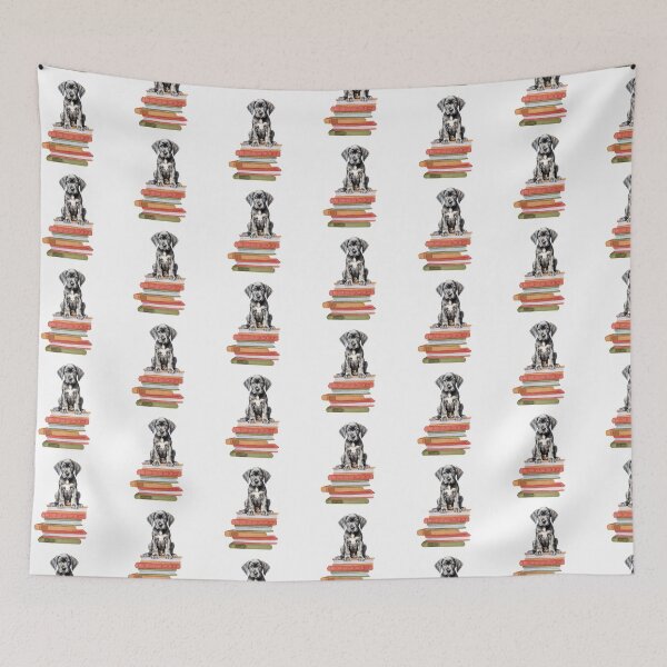 Item preview, Great Dane Puppy And Books designed and sold by TheAnimalZ00.
