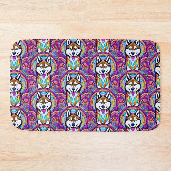Item preview, Psychedelic Siberian Husky designed and sold by Fredster1966.