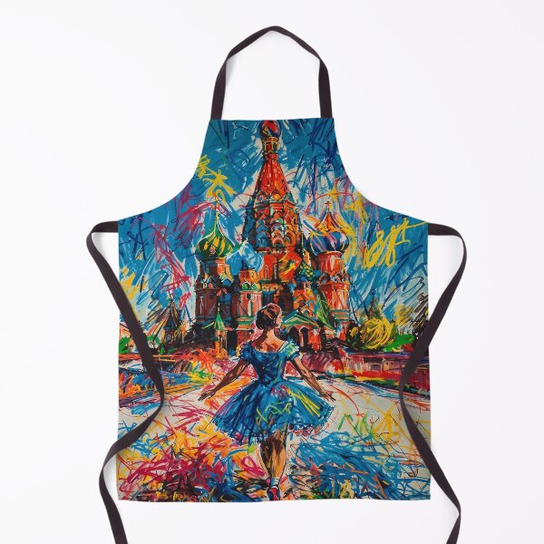 Item preview, Abstract Russian Artwork - Saint Basil's Cathedral and Ballet designed and sold by feether-store.