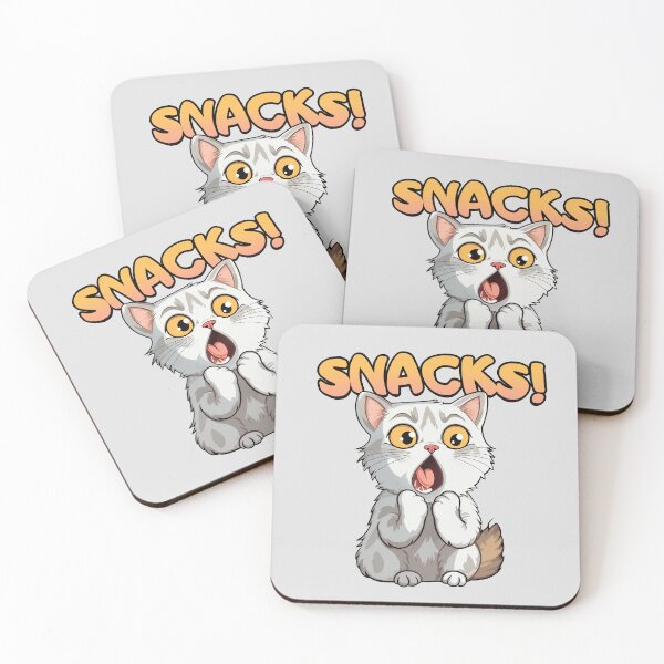 Item preview, a cat loves snacks designed and sold by YuliaHulia.