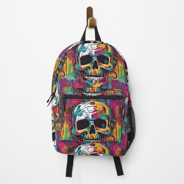 Item preview, Colorful Graffiti Skull designed and sold by Artsy-Appeal.