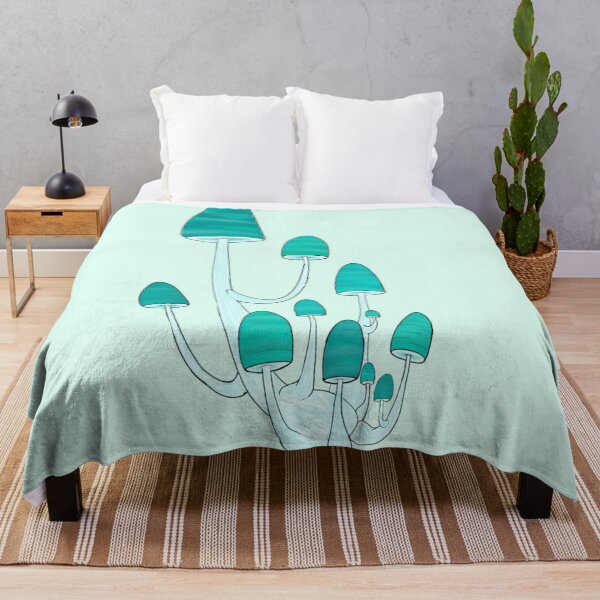 Item preview, Teal Mushroom Cluster designed and sold by ShatteredFrost.