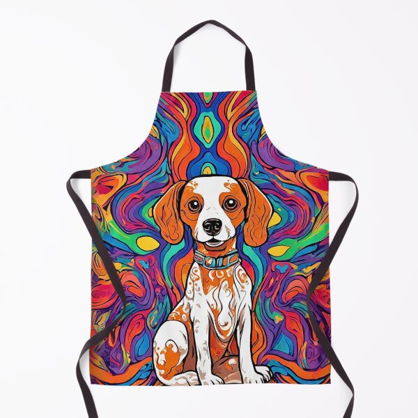 Item preview, Psychedelic Brittany Dog designed and sold by Fredster1966.