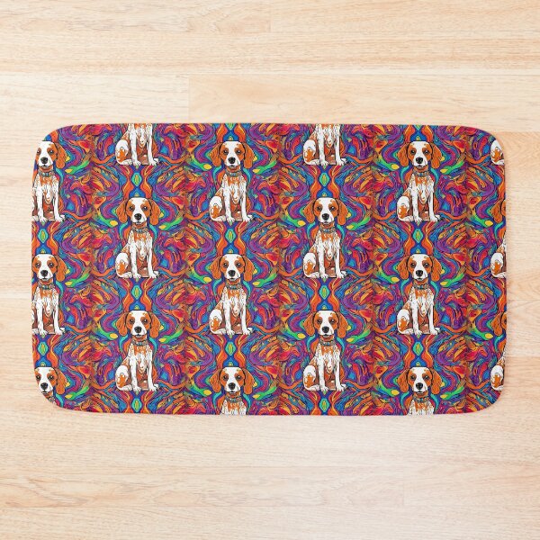 Item preview, Psychedelic Brittany Dog designed and sold by Fredster1966.