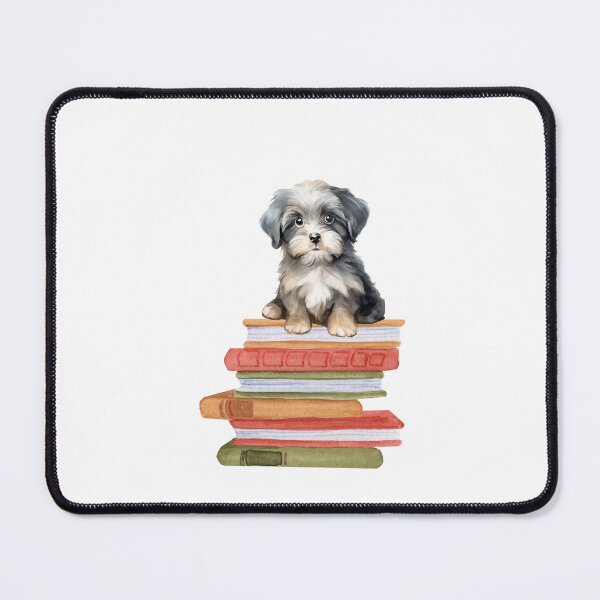 Item preview, Havanese Puppy And Books designed and sold by TheAnimalZ00.