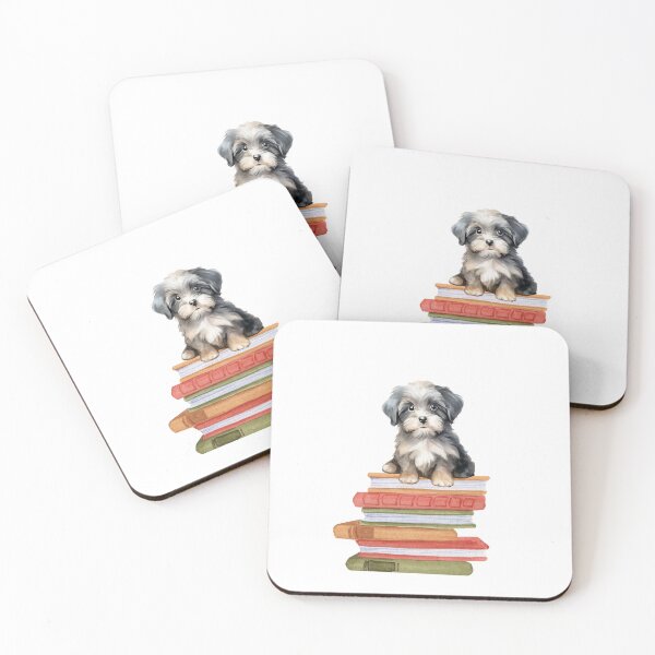 Item preview, Havanese Puppy And Books designed and sold by TheAnimalZ00.