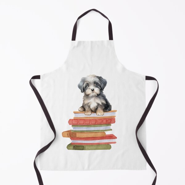 Item preview, Havanese Puppy And Books designed and sold by TheAnimalZ00.
