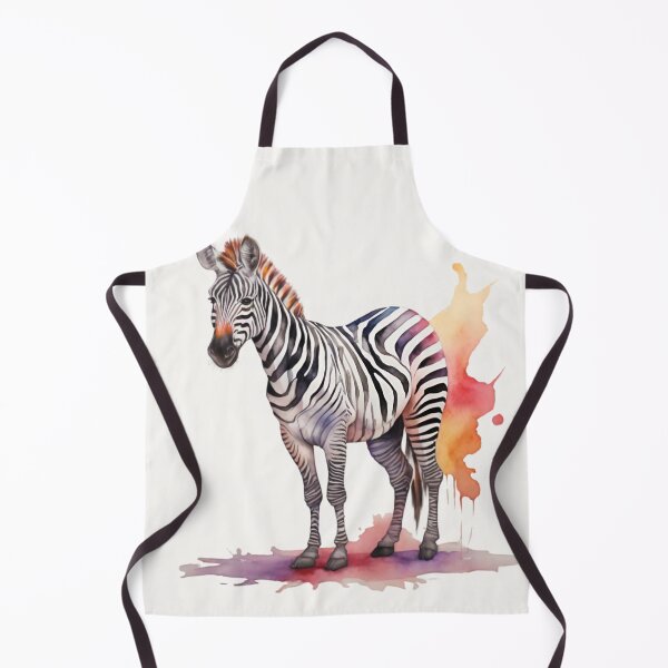 Item preview, Colorful Zebra Depiction - Watercolor Zebra designed and sold by PolygonPinnacle.