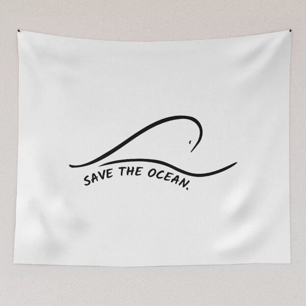 Item preview, Save the oceans whale designed and sold by angrycatStudio.