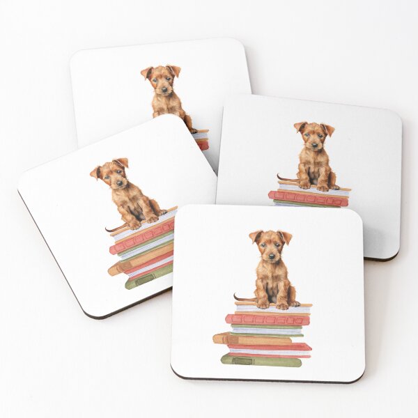 Artikelvorschau, Irish Terrier Welpe und Bücher entworfen und verkauft von TheAnimalZ00.