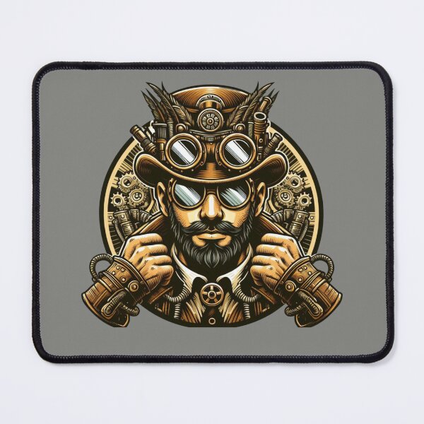 Item preview, Steampunk Man Vintage Retro Style designed and sold by MusesWhispers.