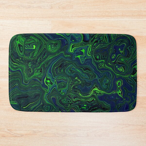 Item preview, Green and Blue  Abstract  Swirl Liquid Pattern designed and sold by IraNiva.