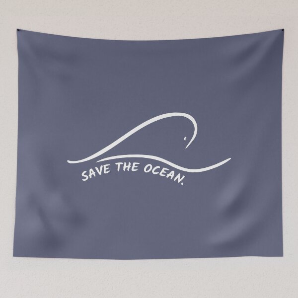Item preview, Save the oceans whale designed and sold by angrycatStudio.
