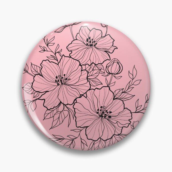 Item preview, Wild roses fine line design designed and sold by susyrdesign.