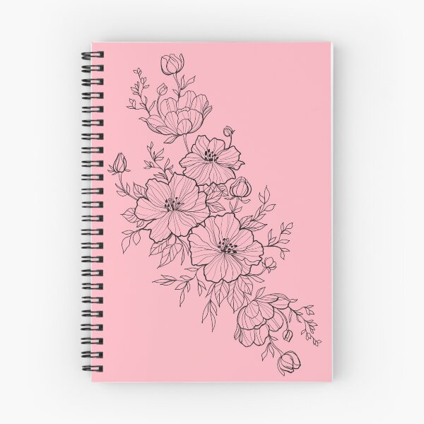 Item preview, Wild roses fine line design designed and sold by susyrdesign.