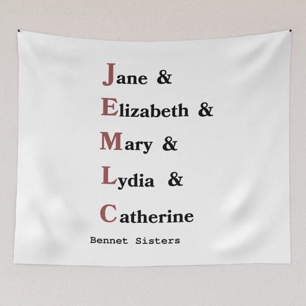 Item preview, Bennet Sisters designed and sold by BohemianLetters.