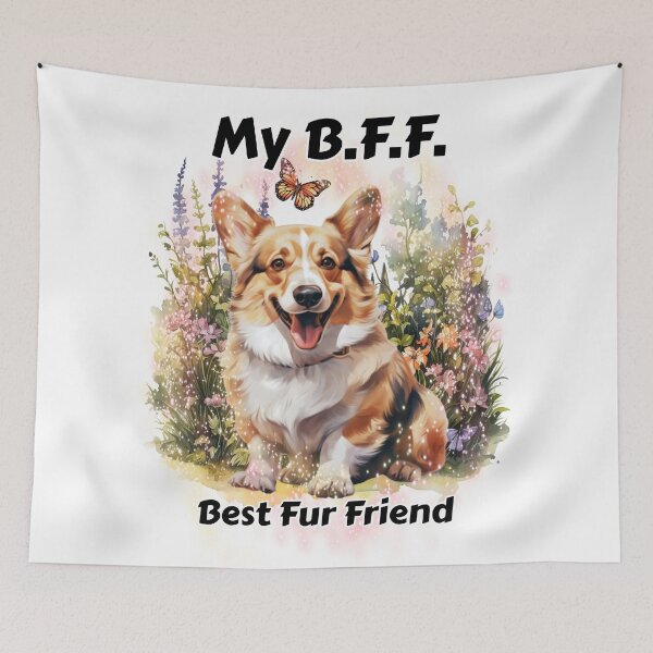 Item preview, Dog - B.F.F. Corgi designed and sold by Karen Wood.