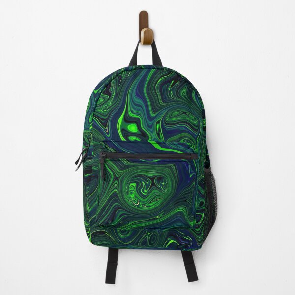 Item preview, Green and Blue  Abstract  Swirl Liquid Pattern designed and sold by IraNiva.