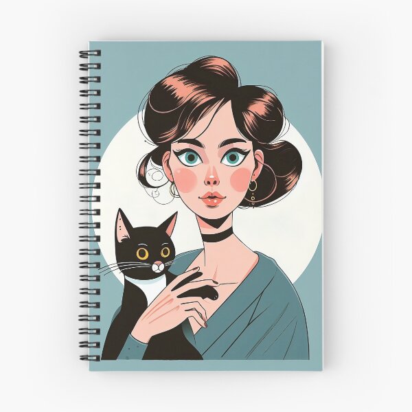 Item preview, a woman holding cat designed and sold by Hirazubair.