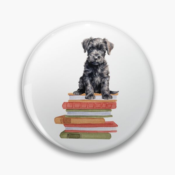 Artikelvorschau, Kerry Blue Terrier Welpe und Bücher entworfen und verkauft von TheAnimalZ00.