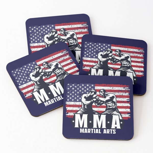 Item preview, Patriotic MMA Fighters Tee: American Flag & Martial Arts Pride designed and sold by JacontaII.