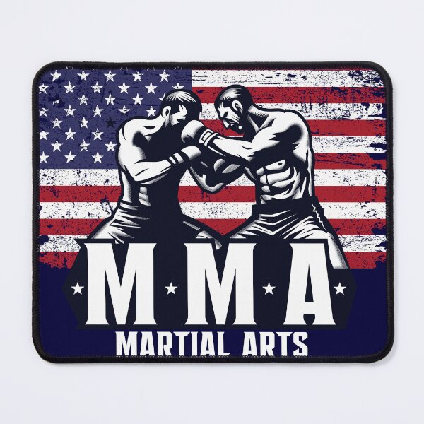 Item preview, Patriotic MMA Fighters Tee: American Flag & Martial Arts Pride designed and sold by JacontaII.